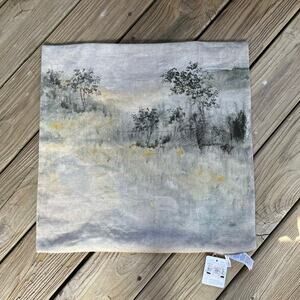 Pottery Barn Meadow Print Pillow Cover 20" X 20" Watercolor Print. NEW